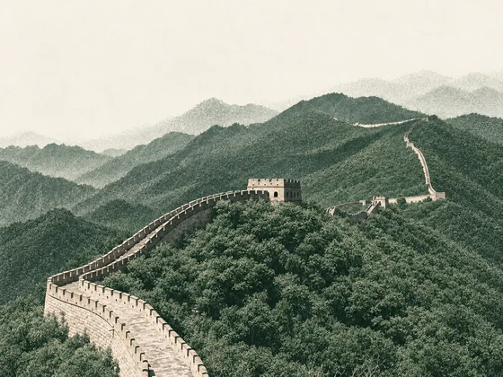 Obra gerada a partir das fotografias originais apresentadas — Cristas minerais