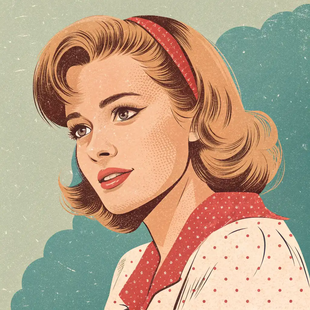 Retro Poster style with bold typography, flat colors, and vintage design