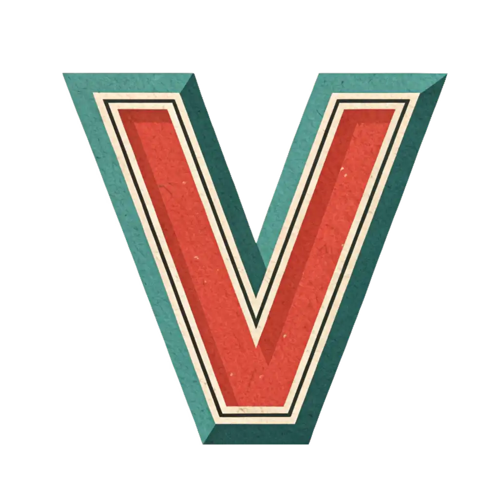 Retro Poster style with bold typography, flat colors, and vintage design