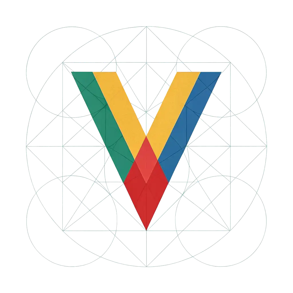 Abstract art style with geometric shapes, bold colors, and surreal compositions